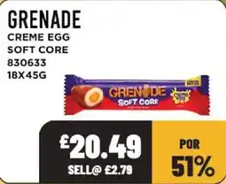 Bestway Grenade creme egg soft core offer