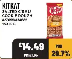 Bestway KitKat salted caramel cookie dough offer