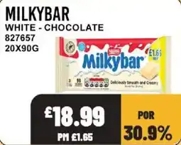 Bestway Milkybar white chocolate offer