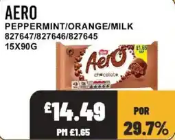 Bestway Aero chocolate offer