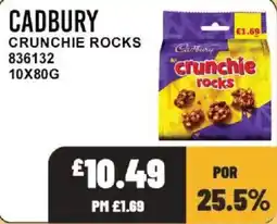 Bestway Cadbury crunchie rocks offer