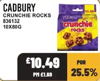 Bestway Cadbury crunchie rocks offer