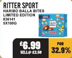 Bestway Ritter Sport Haribo Balla Bites offer
