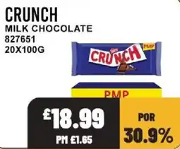 Bestway Crunch milk chocolate offer