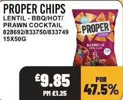 Bestway Proper chips lentil bbq offer