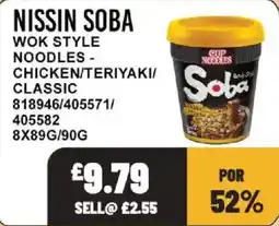 Bestway Nissin soba wok style noodles offer