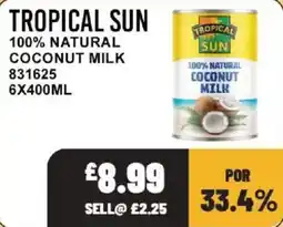 Bestway Tropical Sun coconut milk offer