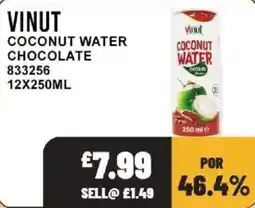 Bestway Vinut coconut water chocolate offer
