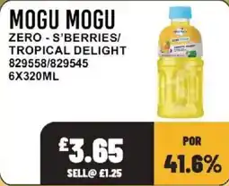 Bestway Mogu Mogu zero s'berries tropical delight offer