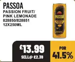 Bestway PassoA passion fruit/pink lemonade offer