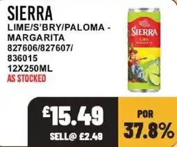 Bestway Sierra lime margarita offer