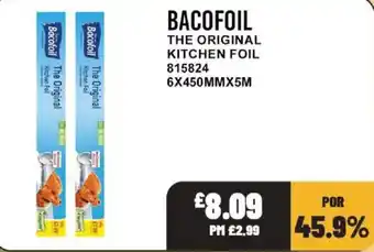 Bestway Bacofoil the original kitchen foil offer