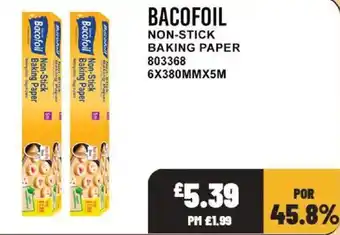 Bestway Bacofoil non-stick baking paper offer