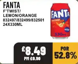 Bestway Fanta f'twist lemon/orange offer