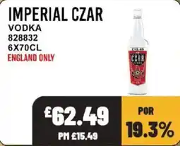Bestway Imperial czar vodka offer