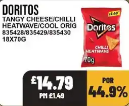 Bestway Doritos tangy cheese/chilli heatwave/cool orig offer