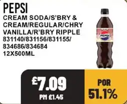 Bestway Pepsi cream soda offer