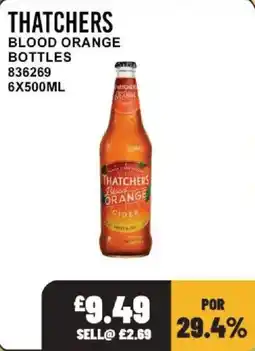 Bestway Thatchers blood orange cider offer