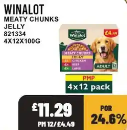 Bestway Winalot meaty chunks jelly offer