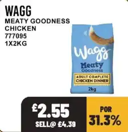 Bestway Wagg meaty goodness chicken offer
