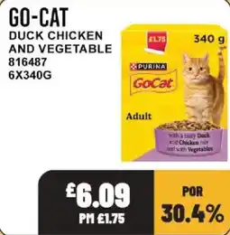 Bestway Go-cat duck chicken and vegetable offer