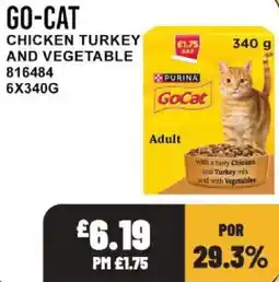 Bestway Go-cat chicken turkey and vegetable offer
