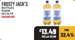 Bestway Frosty Jack's cider offer