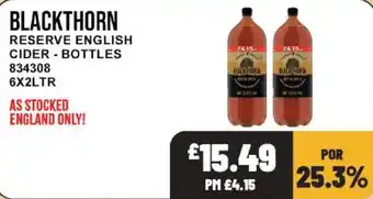 Bestway Blackthorn reserve english cider offer
