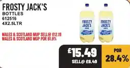 Bestway Frosty Jack's cider bottles offer