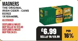 Bestway Magners the original irish cider offer