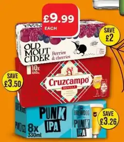 Bargain Booze Old Mout Cider offer