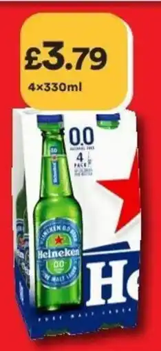 Bargain Booze Heineken 0.0 offer