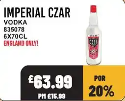 Bestway Imperial czar vodka offer