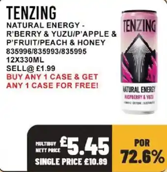 Bestway Tenzing natural energy offer