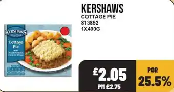 Bestway Kershaws cottage pie offer