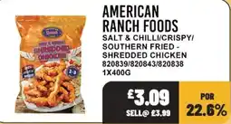 Bestway American ranch foods shredded chicken offer