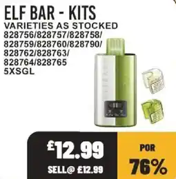 Bestway Elf bar - kits offer
