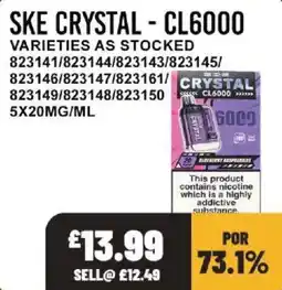 Bestway Ske crystal - cl6000 offer