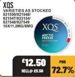 Bestway Xqs arctic freeze nicotine poucher offer