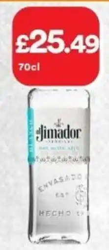 Bargain Booze Jimador tequila offer