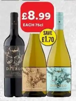 Bargain Booze Diablo wine offer