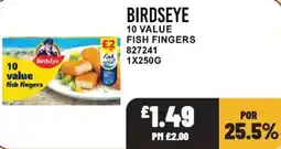 Bestway Birdseye 10 value fish fingers offer