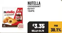 Bestway Nutella croissant offer