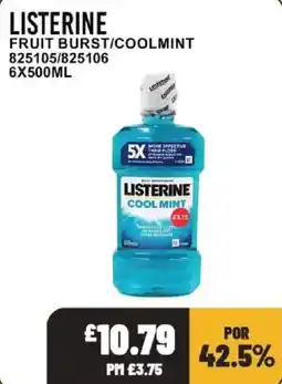 Bestway Listerine cool mint offer