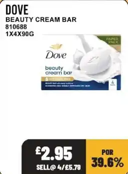 Bestway Dove beauty cream bar offer