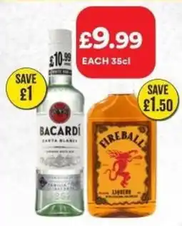 Bargain Booze Bacardi Santa Blanc offer