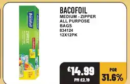 Bestway Bacofoil medium-zipper all purpose offer