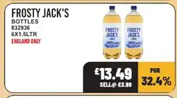 Bestway Frosty jack's bottles offer