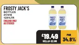 Bestway Frosty jack's bottles offer