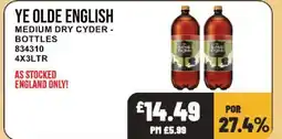 Bestway Ye olde english medium dry cyder offer
